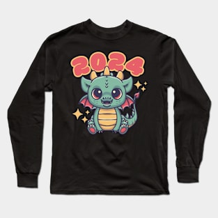 Cute Dragon 2024 Kawaii Long Sleeve T-Shirt